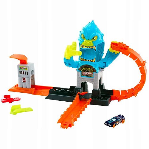 Hot Wheels Pista City Nêmesis Crocodilo Ataque Pizza - Alta