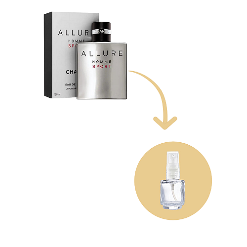 CHANEL ALLURE HOMME SPORT 20ml×3 EDT ALLURE HOMME SPORT TWIST AND SPRAY CONJUNTO DE REFIS – EAU DE