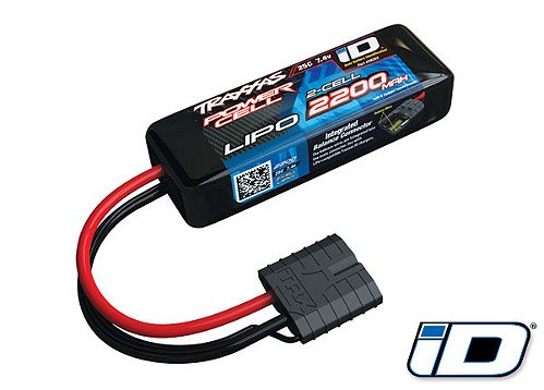 BATERIA LIPO 3S 5000MAH 11.1V 25C COM CERTIFICAÇÃO TRAXXAS iD