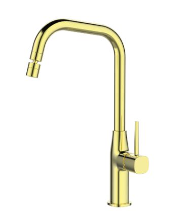 Misturador Monocomando Gourmet Articulado Columbia Aço Escovado