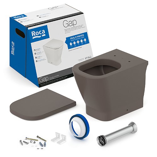S.GAP Kit de Bacia Caixa Acoplada e Itens de Instalação linha Gap