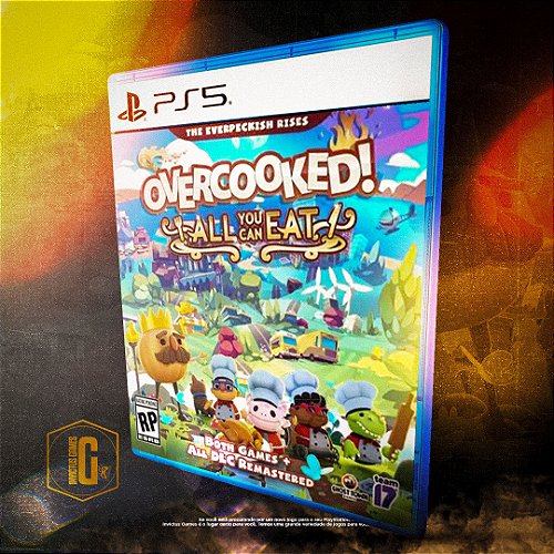 Ps5 Overcooked Ps4 Digital Overcooked! Ps4 E PS5 Mídia Digital Psn