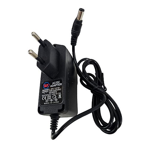 Fonte de Alimentação 12V 5A ZX-1250 Bivolt - Mercado Comp