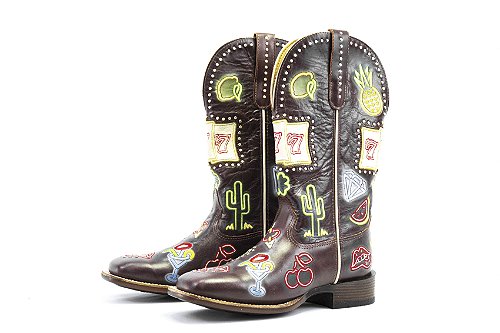 Bota Feminina Goyazes Mustang Café - Mustang Cafe Flex