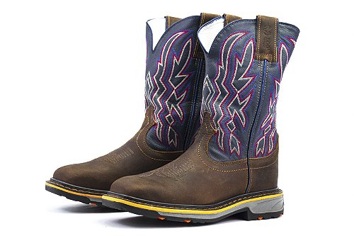 Bota Masculina Durango / Red Dog Azul Marinho - Solado Work