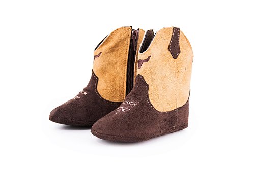 Bota Infantil Baby Country RF 03 Cor: Bege e Café