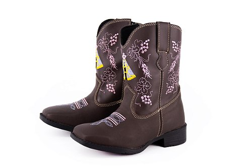 Bota Infantil Craft Nossa Senhora/ Solado flex/ Bico Quadrado/ Fechamento em zíper lateral