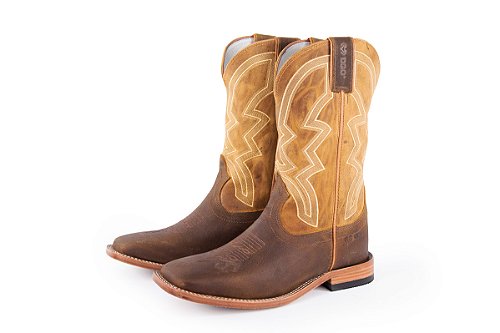 Bota Masculina Durango Solado Couro/ Bico Quadrado/ Cor Buffalo 2810