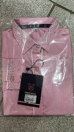 Camisa Infantil Feminina Texas Head - Rosa