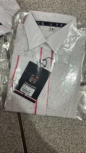 Camisa Infantil Feminina Texas Head - Branca