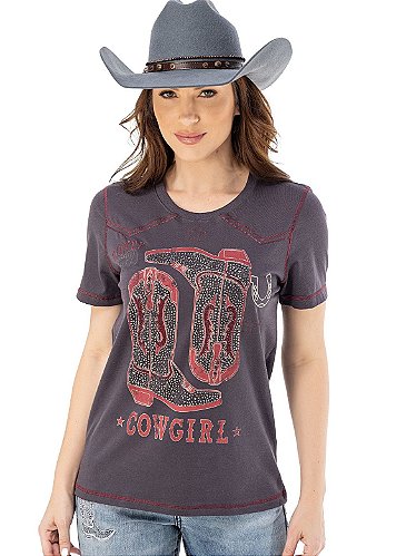 T-SHIRT Feminina Zenz Maxi Estrell