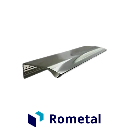 Puxador Rometal Luna RM-414 100mm Natural - Ipê Ferragens
