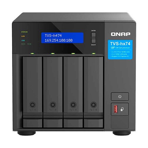 Storage NAS 4 baias Desktop - Solução de armazenamento compacto