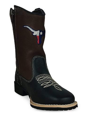 Bota Country Infantil Masculina Couro Premium Peão Jolimar Paint