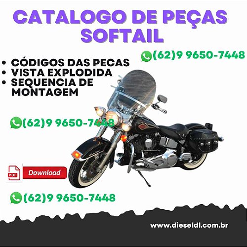 CATÁLOGO DE PEÇAS HARLEY DAVIDSON 91/92 1340 MODELS - DieselDL