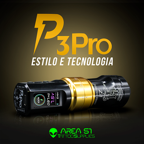 MAQUINA PEN ELITE FLY V2 WIRELESS 2 BATERIAS - Area 51 Tattoo Supplyes