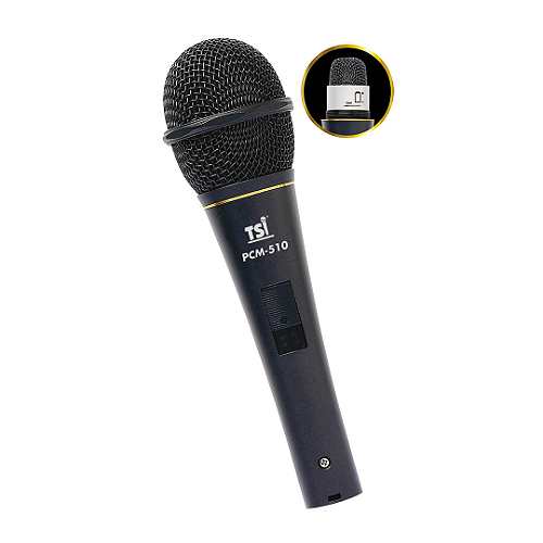 micchan Microfone Condensador PCM-520 com Chave Magnética e Cabo - TSI