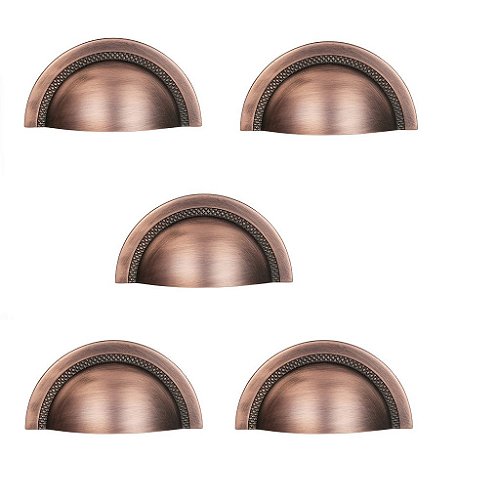 Kit 3 Puxador Shell Zen 64mm Vecchio Cobre Zp4318.648 - Portaberta