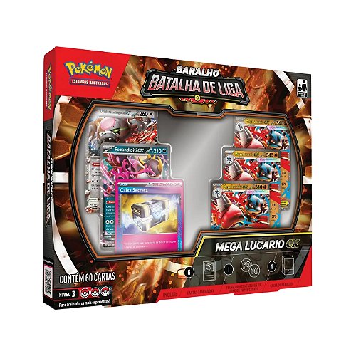 Pokémon TCG Coleção Mega Zygarde Ex Com 61 Cartas Copag - Katana