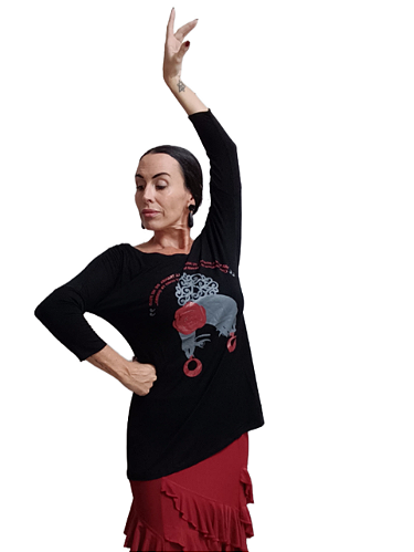 Camiseta Yoga, Pilates o Zumba personalizada – Flamenca OnLine