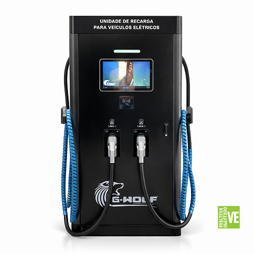 Estação de Recarga Rápida 60kW DC CCS2 Dupla TC1048-STD - SeuPosto