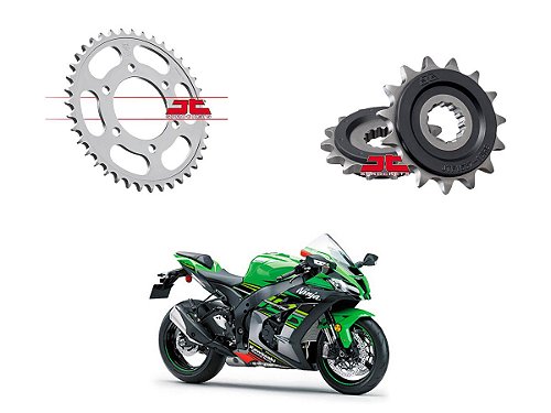 Coroa de alumínio JT Sprockets Kawasaki ZX6 636 - Modena