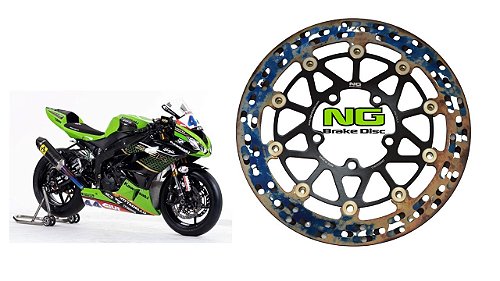 Disco de Freio Dianteiro NG Brake Disc Kawasaki ZX 6 R / 636 (09
