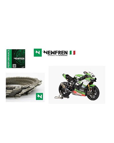 Conjunto de Discos de Embreagem Newfren Kawasaki ZX-10 - Modena