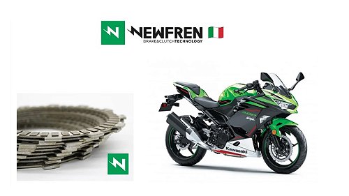 Conjunto de Discos de Embreagem Newfren Kawasaki Z400 - Modena