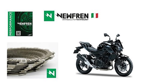 れんディ Conjunto de Discos de Embreagem Newfren Kawasaki Z400 - Modena