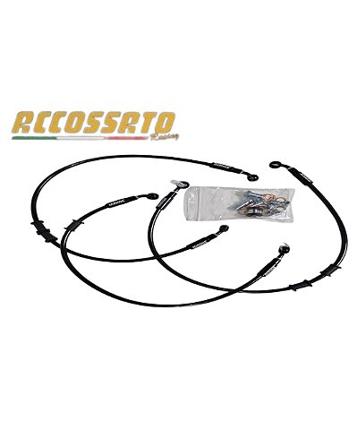 Kit Aeroquip Accossato Diant e Tras Preto/ ''S'' Kawasaki ZX10 R S