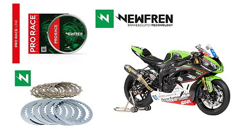 Kit Embreagem (Discos e Separadores) Newfren Kawasaki ZX6-R Ninja
