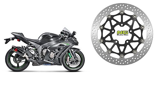 Disco de Freio Dianteiro Star Race NG Brake Disc Kawasaki ZX10 R