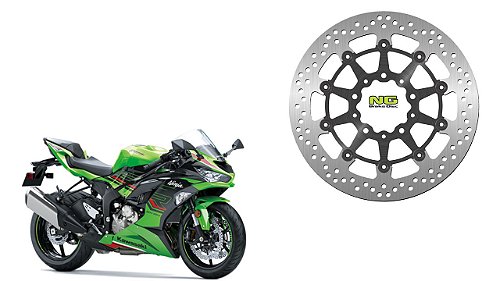 Disco de Freio Dianteiro Star Race NG Brake Disc Kawasaki ZX6/636