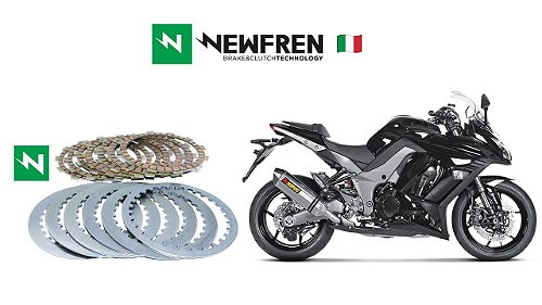 Kit Embreagem (Discos e Separadores) Newfren Kawasaki Z1000 - Modena