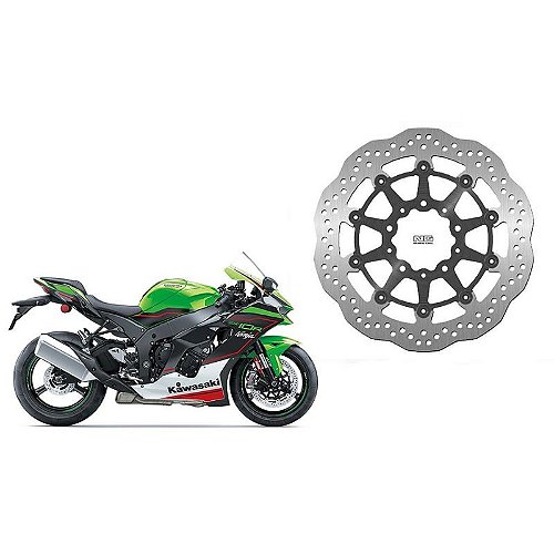 Kit Aeroquip Accossato Diant e Tras Preto/ ''S'' Kawasaki ZX10 R S