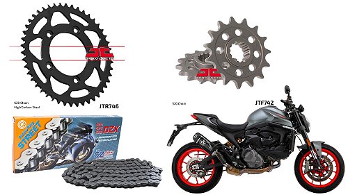Kit transmissão Ducati Monster 796 (12'-15') - Modena