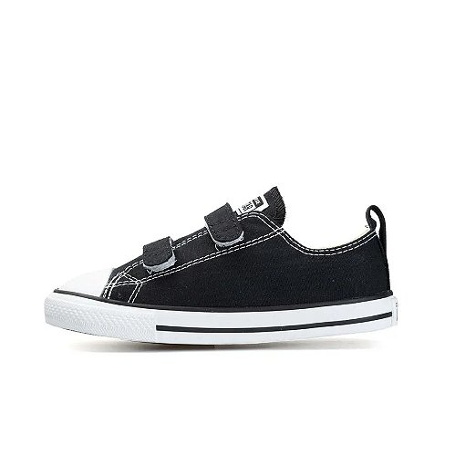 Tênis All Star Infantil Couro e Velcro Branco Converse Branco