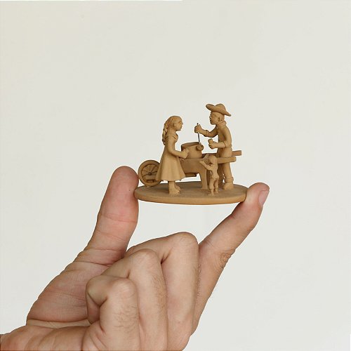 Miniatura "Vendedor de Mungunzá" por Socorro Rodrigues