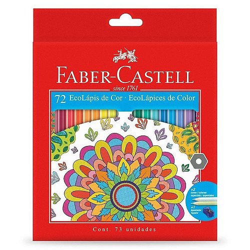 Lápis de Cor Faber-Castell Caras & Cores 12 Cores e 6 Tons de Pele - Le  biscuit