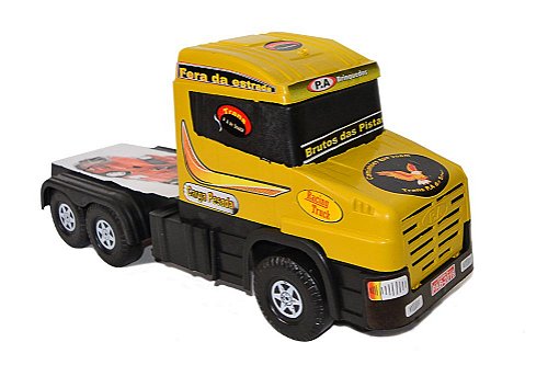 Mini Caminhão Furgão De Madeira - PA Brinquedos