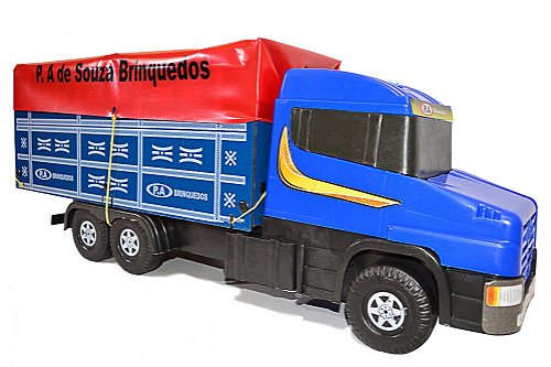 CARRETA CAMINHÃO DE BRINQUEDO GRANDE GIGANTE 90 CM ARTICULAD - Sul