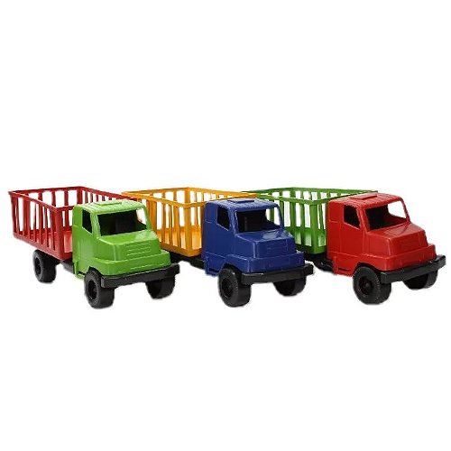 CAMINHAO CARRETA BAU DE BRINQUEDO GIGANTE PLAST E MAD 70CM