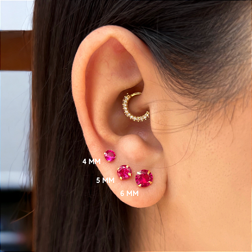 Piercing Orelha De Gato Para O Daith Em Prata - SegundoFuro.com