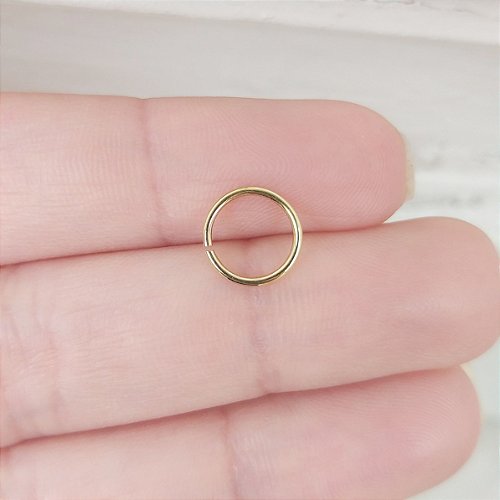 Piercing de Nariz em Ouro Branco 18k com Zircônia ac06919 - Joiasgold Mobile