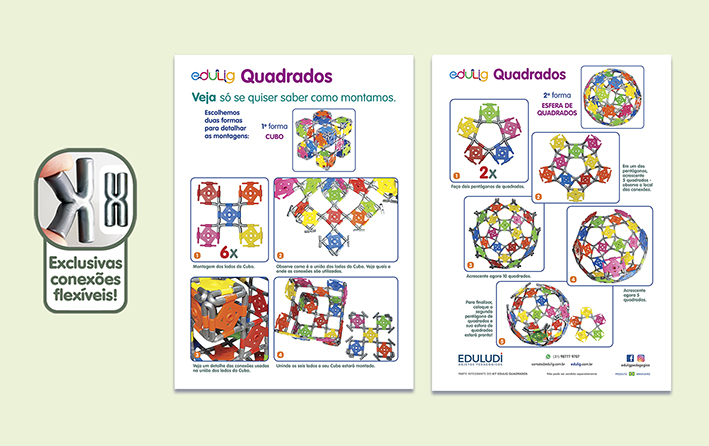 Quebra-cabeça Edulig Puzzle Monte Encaixe - 78 peças - GNZLVLJAB - Edulig -  Kits e Gifts