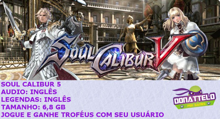 Jogo Soulcalibur V - Ps3 - Mídia Física