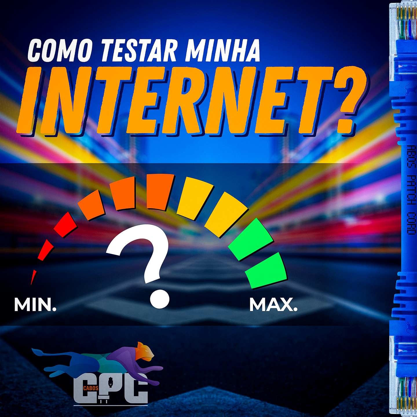 Como medir a velocidade da Cabos Patch Cord Fábrica de