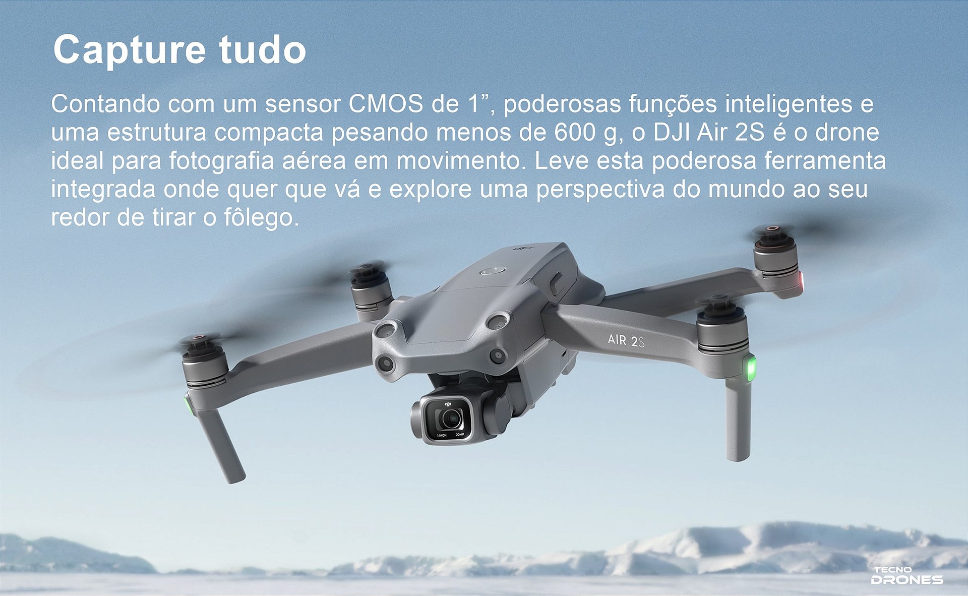 Drone Dji Air 2S Fly More Combo - Tecno Drones - A Mais Completa