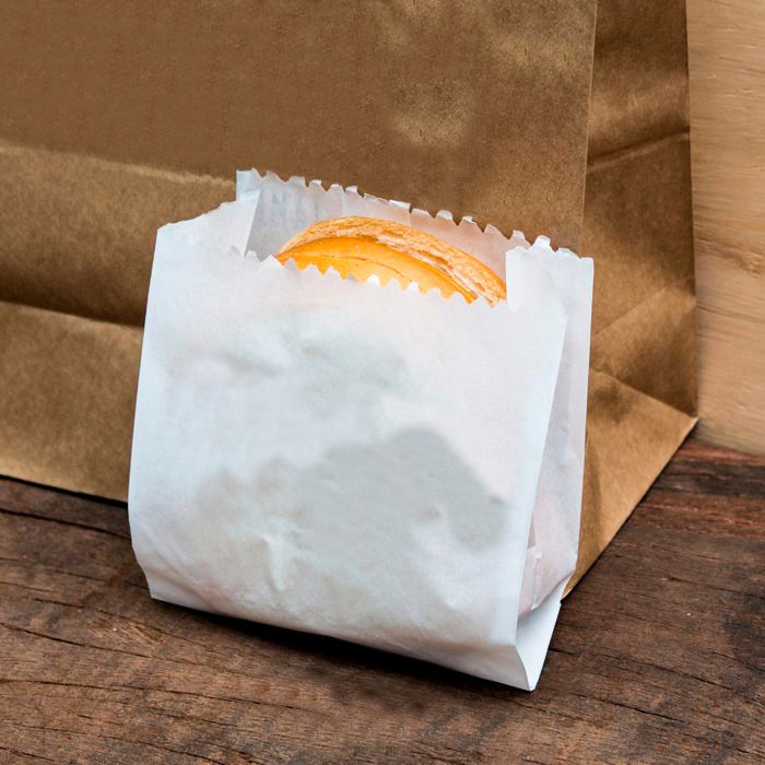 Saquinho de papel para hamburguer Clearance